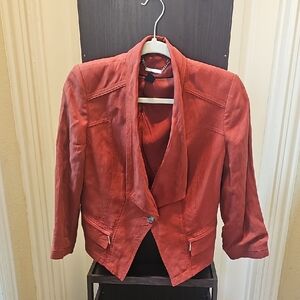 White House Black Market Crimson Blazer